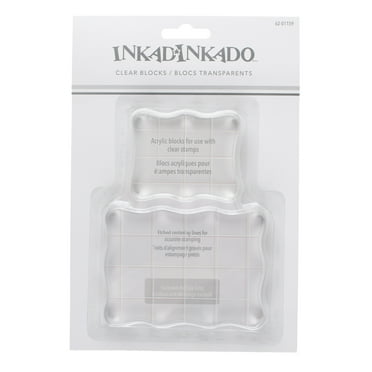 Inkadinkadoo Clear Block Set 2PC