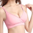 thumbnail image 2 of Sngxgn Women's S uper Soft Wireless Lightly Lined Comfort Bra(Pink,L), 2 of 3