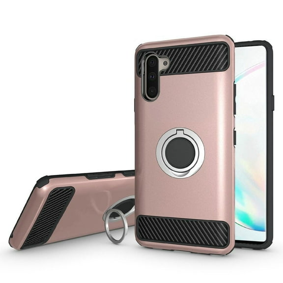 GSA Sleek Hybrid Case Ring Stand for Samsung Galaxy Note 10 (6.3") Rose Gold