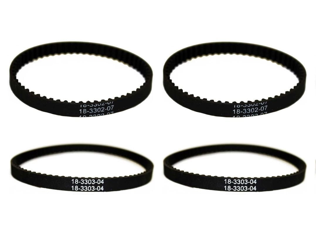 2 BISSELL PROHEAT 2X BELT SETS 2036688 2036804 4 BELTS TOTAL 2-bissell-proheat-2x-belt-sets-2036688-2036804-4-belts-total