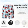 thumbnail image 5 of Fotbe Flowers and Lady Bugs Men’s Swim Trunks Quick Dry Swim Shorts Board Shorts with Mesh Lining-X-Large, 5 of 9