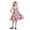 Pink, variant on Girls Oktoberfest Dirndl Dress, Kids Traditional Bavarian Style with Floral Apron and Headscarf, Farm Maid Outfit for Party Wear(Pink,5-6 Years)