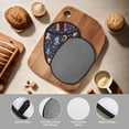 thumbnail image 4 of Pofeuu Cartoon Dinosaur Print Silicone Pot Mat Mitten With Hanging Loop Heat Resistant Oven Mitts Non-Slip Bbq Baking Smoking Potholders, 4 of 7