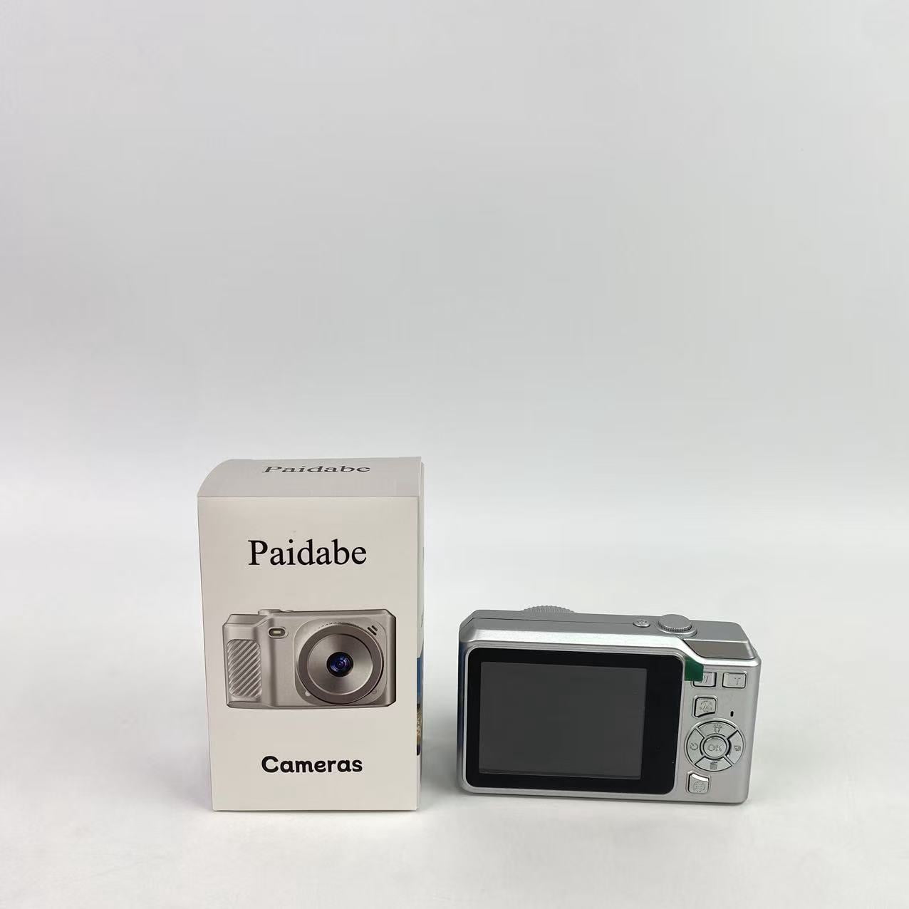 Paidabe Cameras,16X Digital Zoom Camera, Digital Camera with 2.8 inch Display, Support 128GB, Point and Shoot Cameras Mini Camera for Teens Students Seniors (Silver)