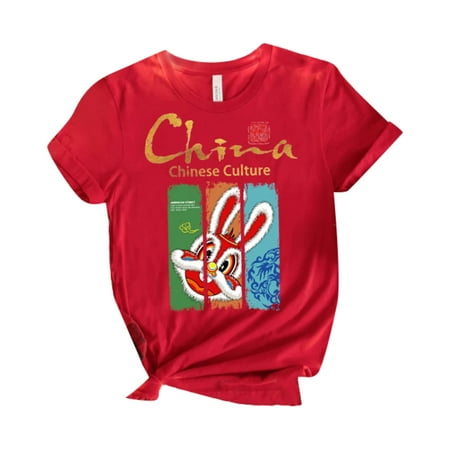 

Pedort Tank Tops Boy Graphic Toddler Boys Cotton Henley Short Sleeve Tee Shirt Basic Layering T-Shirt Crew Neck T-Shirt Red 110