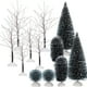 thumbnail image 1 of Árboles de mesa navideños modelo Sumind Winter Snow (12 unidades), 1 of 7