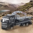 thumbnail image 3 of HLONK Police Tow Truck Model Metal Alloy 19.9cm Length Rescue Pullback Big Tow Trucks Model Toy, 3 of 21