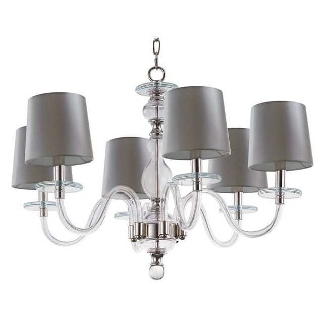 Maxim 27546CLPN Lustre à 6 Lumières - Nickel Poli
