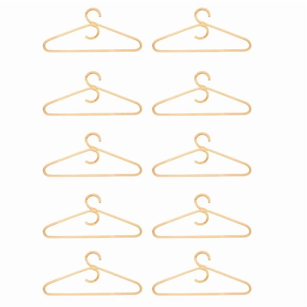 Estilo de suspensión de ropa de ratán, organizador de prendas, percha para adultos, 10 piezas