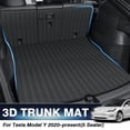 thumbnail image 2 of Alfombrilla de maletero KUST personalizada para Tesla Model Y 2020-2025 de 5 plazas, 2 of 7