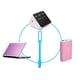 thumbnail image 5 of Lámpara LED USB portátil para computadora portátil, escritorio de lectura, luz nocturna (azul claro), 5 of 5