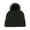 Black, variant on Waterproof Knit Beanie Pompoms Fleece Lined Warm Winter Hat for Women Breathable Rain Snow Proof (Black,Free Size)