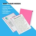 thumbnail image 6 of Uxcell 5 Pcs Non-punching Report Covers with Swing Clip, Plastic Presentation Folders for Office, Rose Red, 6 of 7