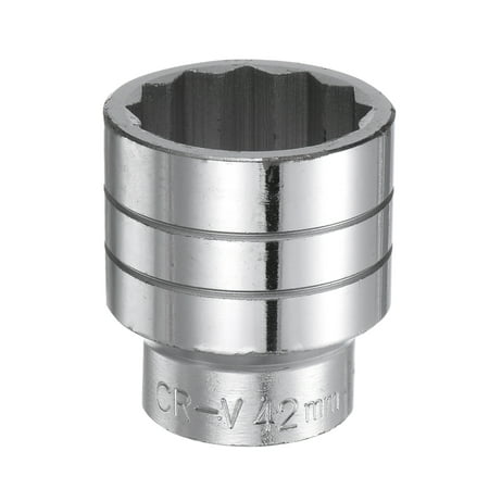 

42mm 12 Point Shallow Socket 3/4 Drive Standard Metric Chromium Vanadium Steel