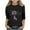Black, variant on Feancey 3/4 Sleeve T Shirts for Girls Breast Cancer Awareness Shirt Pink Floral Graphic Tees Teen Girl Cancer Survivor Crewneck Tops Black 9-10 Years