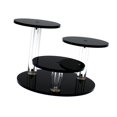 thumbnail image 4 of Wweixi Acrylic Display Riser Stand Rings Bracelets Watches Showcasing On 3 Tier Round Acrylic Display Gem Display Cabinets. Black 85mm, 4 of 6