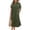 Army Green, variant on Zeagoo Womens Summer Dress Short Sleeve Casual Summer Sunress Tunic Dress Cover up with Pockets