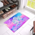 thumbnail image 3 of MKHERT 60s Colorful Art Psychedelic Mushrooms Doormat Rug Home Decor Floor Mat Bath Mat 23.6x15.7 inch, 3 of 3
