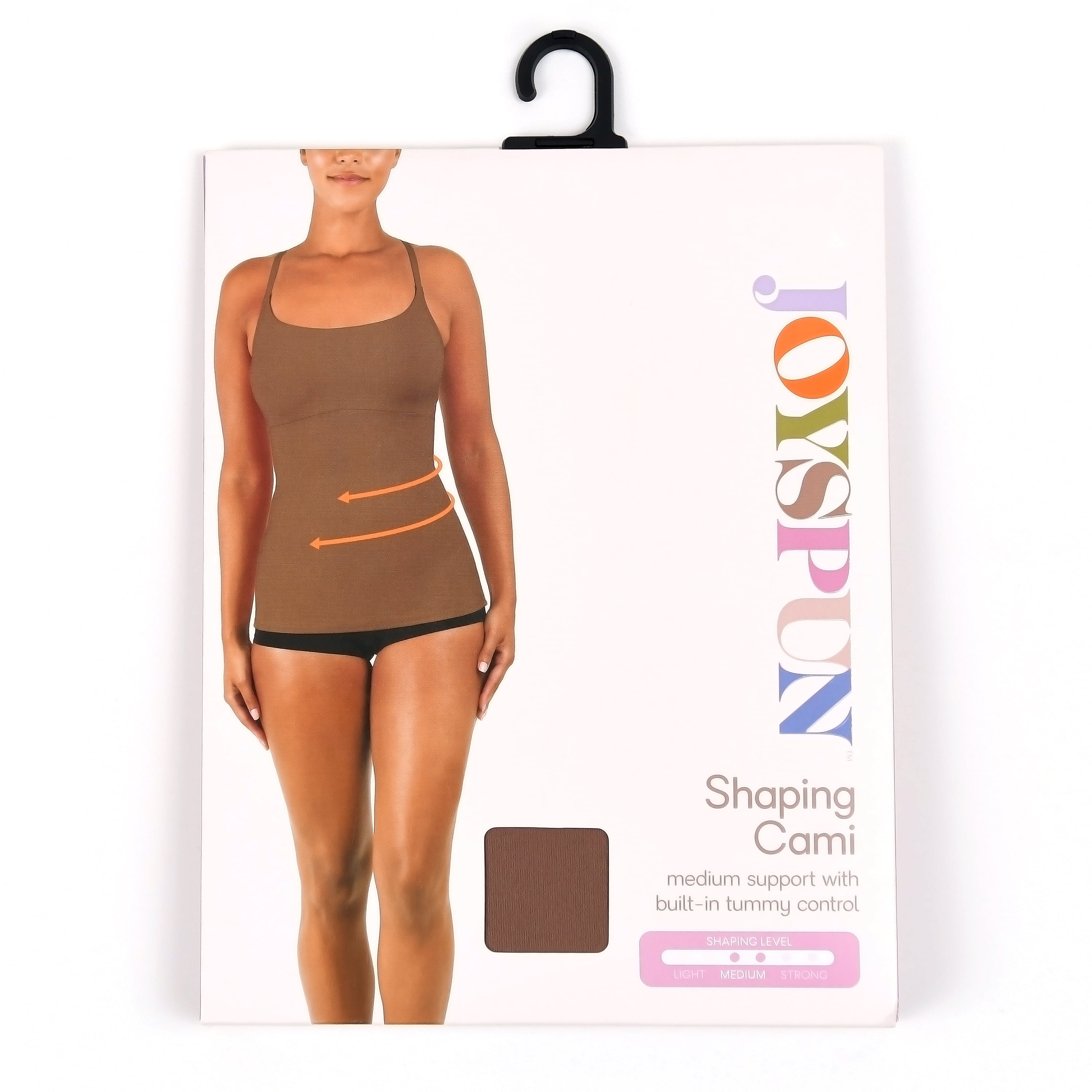 Joyspun Women's Stretch Shaping Cami, Sizes S to XXXL