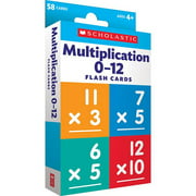 Ressources p-dagogiques Scholastic SC-823357 Multiplication 0-12 Cartes Flash