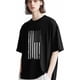 thumbnail image 3 of Camisetas para hombre, camisetas grises de manga corta con bandera estadounidense y cuello redondo, camisetas informales holgadas para adolescentes y niños., 3 of 8