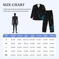 thumbnail image 4 of Daiia Color Musical Notes for Men's Long-Sleeved Pajama Set – Soft & Comfortable Sleepwear Button-Up Pajamas Cozy Lounge Wear-XX-Large, 4 of 7