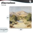 thumbnail image 4 of Stupell Industries Southwestern Beige Desert Mountain Stream Canvas Art, 36 x 36, by Petals Prints Design, 4 of 8