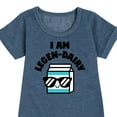 thumbnail image 3 of Instant Message - I Am Legen-Dairy - Cool Milk Carton - Toddler & Youth Girls Fleece Dress, 3 of 6