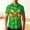 Green#11, variant on St Patrick's Day Shirts for Men Oversized Clovers Irish Shamrocks Printed Button Down Lapel Short Sleeve T Shirt Summer Casual Vacation Hawaiian Beach Blouse Top