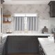 thumbnail image 5 of Cortinas BgMent, cortas, color gris claro, 115 x 114 cm, con bolsillo para barra, 2 paneles, 5 of 6