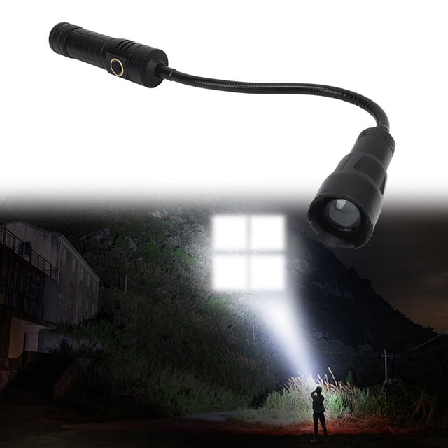 Linterna LED Flexible, Luz De Antorcha Magnética LED De Manguera Ajustable Con Zoom Para Máquinas Herramientas
