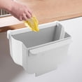 thumbnail image 4 of Mini Bote de Basura Colgante Plegable, Bote de Basura Colgante Plegable Con Soporte Fijo, Mini Contenedor de Basura Domémico de Gran Capacidad para Cocina, Dormitorio, Sala DE, 4 of 7