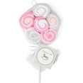 thumbnail image 1 of Tendertyme Pink and Grey Lollipop Washcloth Set 12 Pieces, 1 of 3