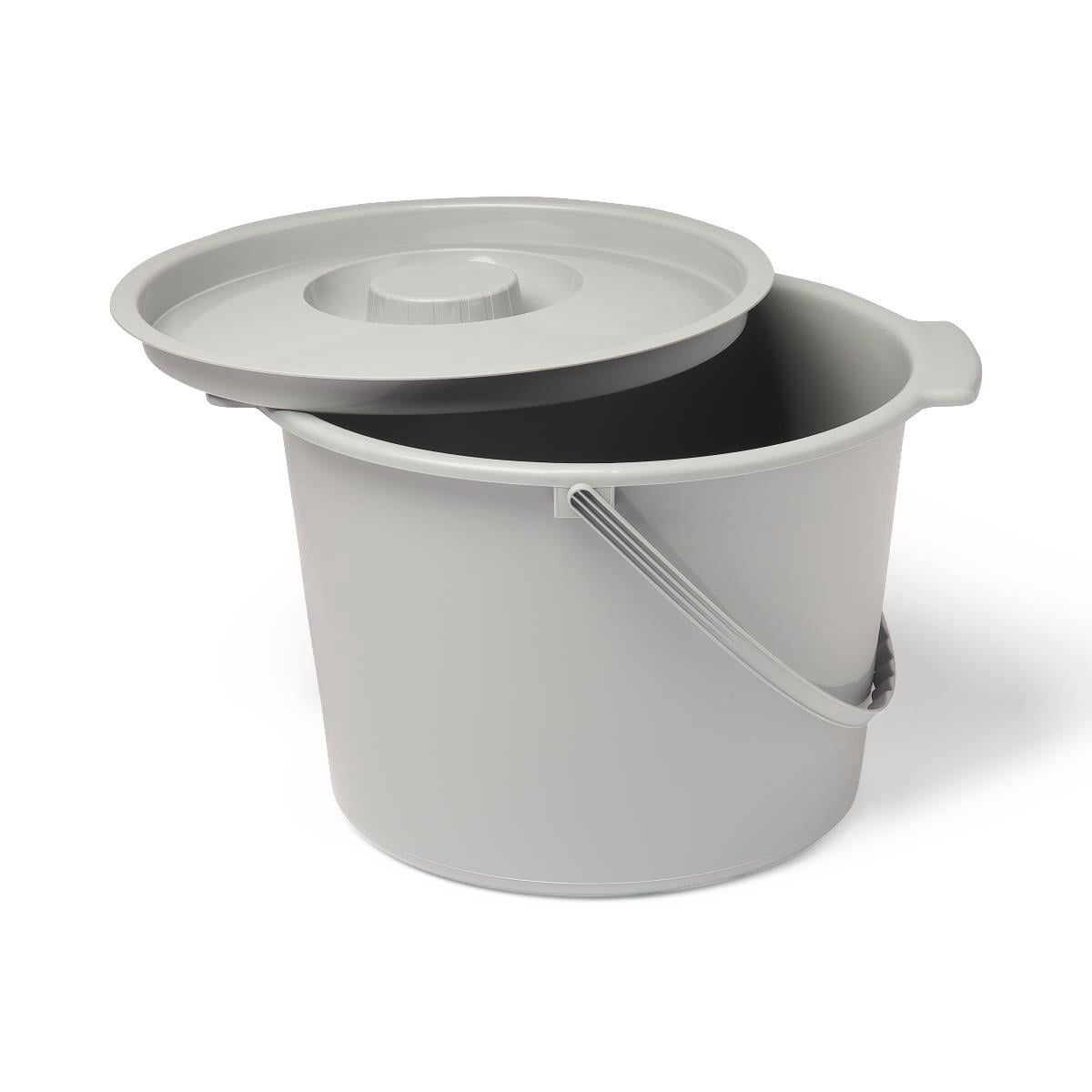 Medline Commode Bucket with Lid and Handle Case
