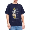 thumbnail image 3 of Camiseta de Peanuts, Charlie Brown y Snoopy, camisetas vintage, camisetas de algodón de tendencia para parejas, camisetas con patrón de manga corta, 3 of 5