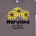 thumbnail image 4 of Inktastic Maryland Girl Black Eyed Susans Flowers Girls Toddler T-Shirt, 4 of 5