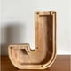 thumbnail image 1 of Hucha de madera con 26 letras en inglés, adornos de madera, hucha de acrílico transparente, 1 of 6