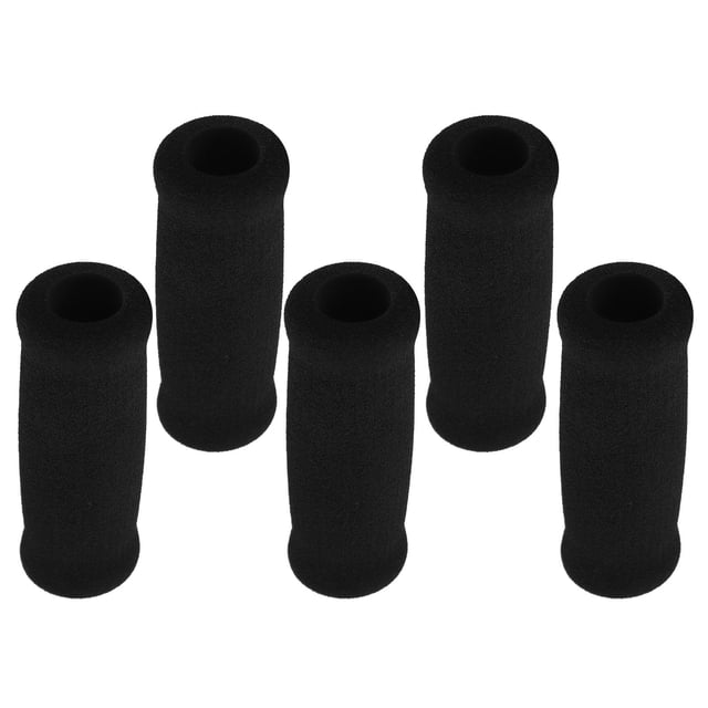 unbranded 5Ud Empuñaduras Para Bastón Antideslizantes Con Espuma Gruesa Para Uso Diario Color Negro