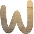 thumbnail image 1 of Wooden Kids Craft Letter, Unfinished 20'' Alphabet Letter W, Paintable DIY, 1 of 3