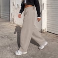 thumbnail image 5 of SUNBS Barrel Sweatpants For Women Wide Leg Pants Sweat Jogger gym workout cotton casual y2k Pants, 5 of 9
