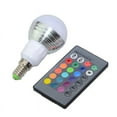 thumbnail image 2 of E27 E14 RGB LED Bulb 16 Color Magic LED Night Light Lamp Dimmable Stage Light 24key Remote Control Holiday, 2 of 9