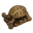thumbnail image 3 of Brass Tortoise Statue, Fine Carving Brass Statue Tortoise Shape Long Lasting Decoration Great Gift Collection Easy Clean  For Gift Giving For Housewarming, 3 of 8