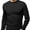 Black Medium Weight, variant on ToBeInStyle Men's Medium Weight Long Sleeve Waffle Knit Classic Thermal Shirt
