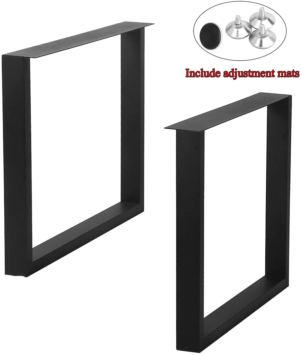 Furniture Legs 28"Height 35"Wide Rustic Decory Square Tube Table Legs