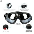 thumbnail image 5 of PULLIMORE 2 Pack Dog Goggles Waterproof Windproof Pet Glasses UV Protection Black Sunglasses with Adjustable Straps, 5 of 10