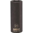 thumbnail image 1 of Stanley Tools  DWMT73951OSP Impact 0.5 Drive 6 Point Socket, 21 mm, 1 of 1