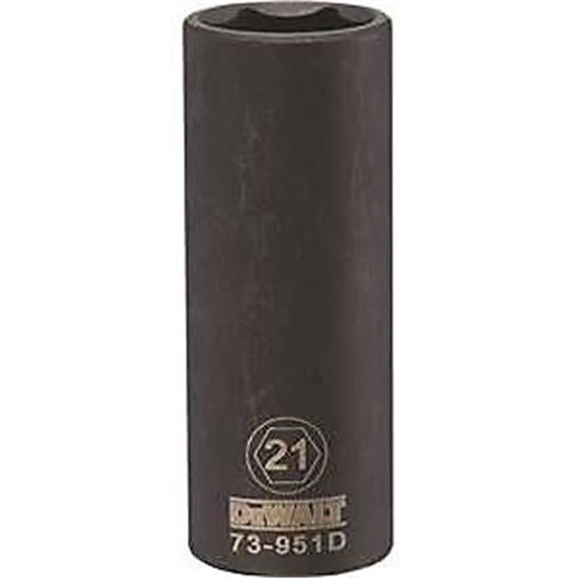 Stanley Tools DWMT73951OSP Impact 0.5 Drive 6 Point Socket, 21 mm