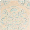 thumbnail image 5 of SAFAVIEH Bella Glenna Medallion Floral Wool Area Rug, Beige/Turquoise, 5' x 8', 5 of 6