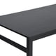 thumbnail image 4 of Mesa de Comedor Rectangular de 120x60cm - Para 4-6 Personas, Negro Color HOMEMAKE FURNITURE  Moderno Minimalista, 4 of 6