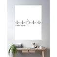 thumbnail image 2 of Coffee Is Life Poster Wall Art, Modern Wall Decor, 8x12 UNFRAMED, 2 of 3